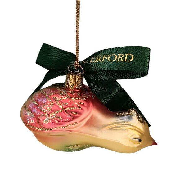 Waterford Partridge Christmas Ornament First Edition Twelve Days of Christmas - Picture 2 of 10